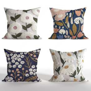 北欧儿童房抱枕3D模型下载